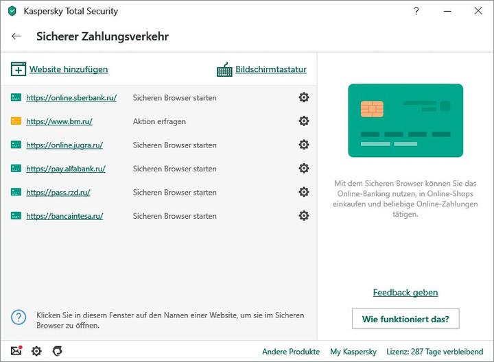 Produktbild Kaspersky Total Security (1 PC) (12 Monate)