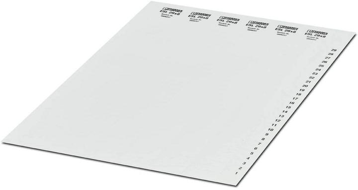 Produktbild Phoenix Contact Einsteckstreifen-Grossbogen ESL 29X 8 (8 mm)