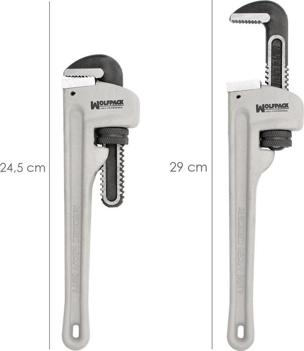 Produktbild Wolfpack-Tires Llave Stillson Heavy Duty Wolfpack Aluminio 10'