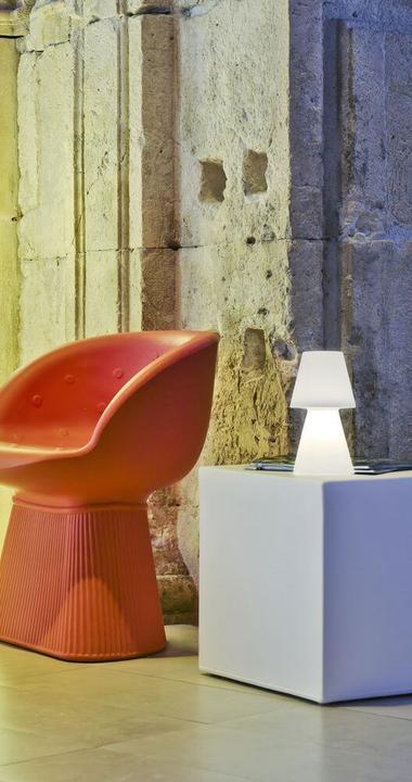 Actual product image Newgarden LOLA 30 LED table lamp with touch sensor 20cm + RGB, rechargeable battery indoor & outdoor IP65 (315 lm)