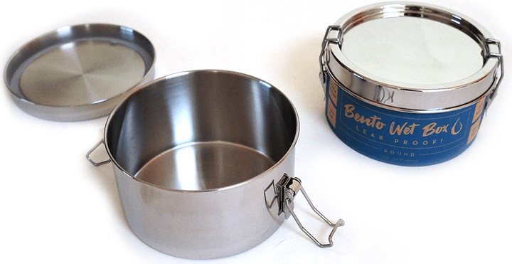 Actual product image ECOlunchbox Bento Wet Box Round