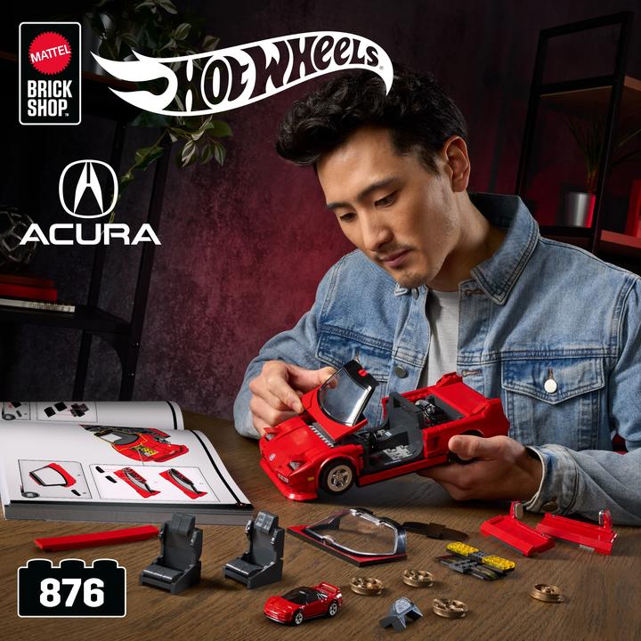Actual product image Mattel Brick Shop Elite 90 Acura NSX