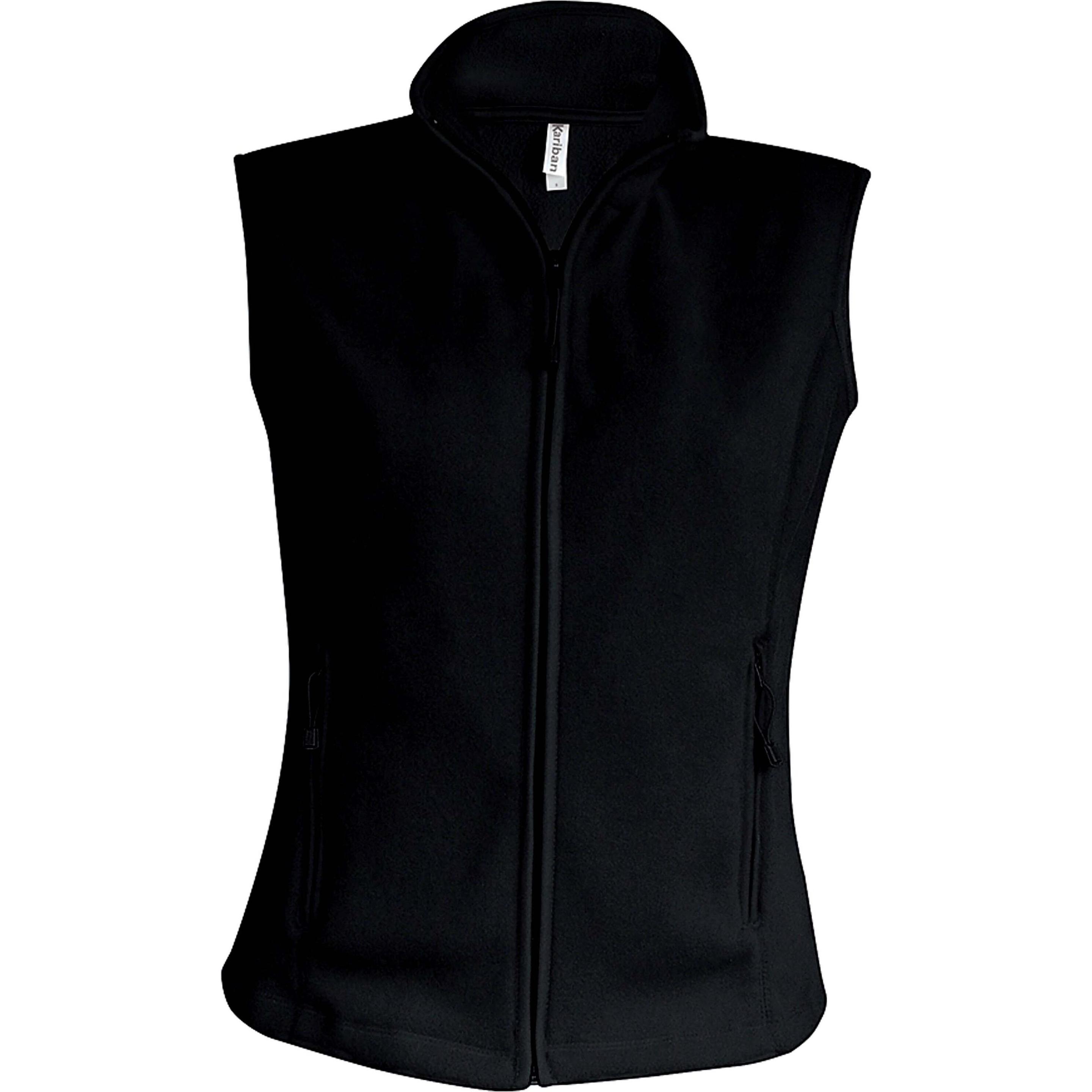 Kariban, Damen, Weste, Micropolaire Mélodie, Schwarz, (M)