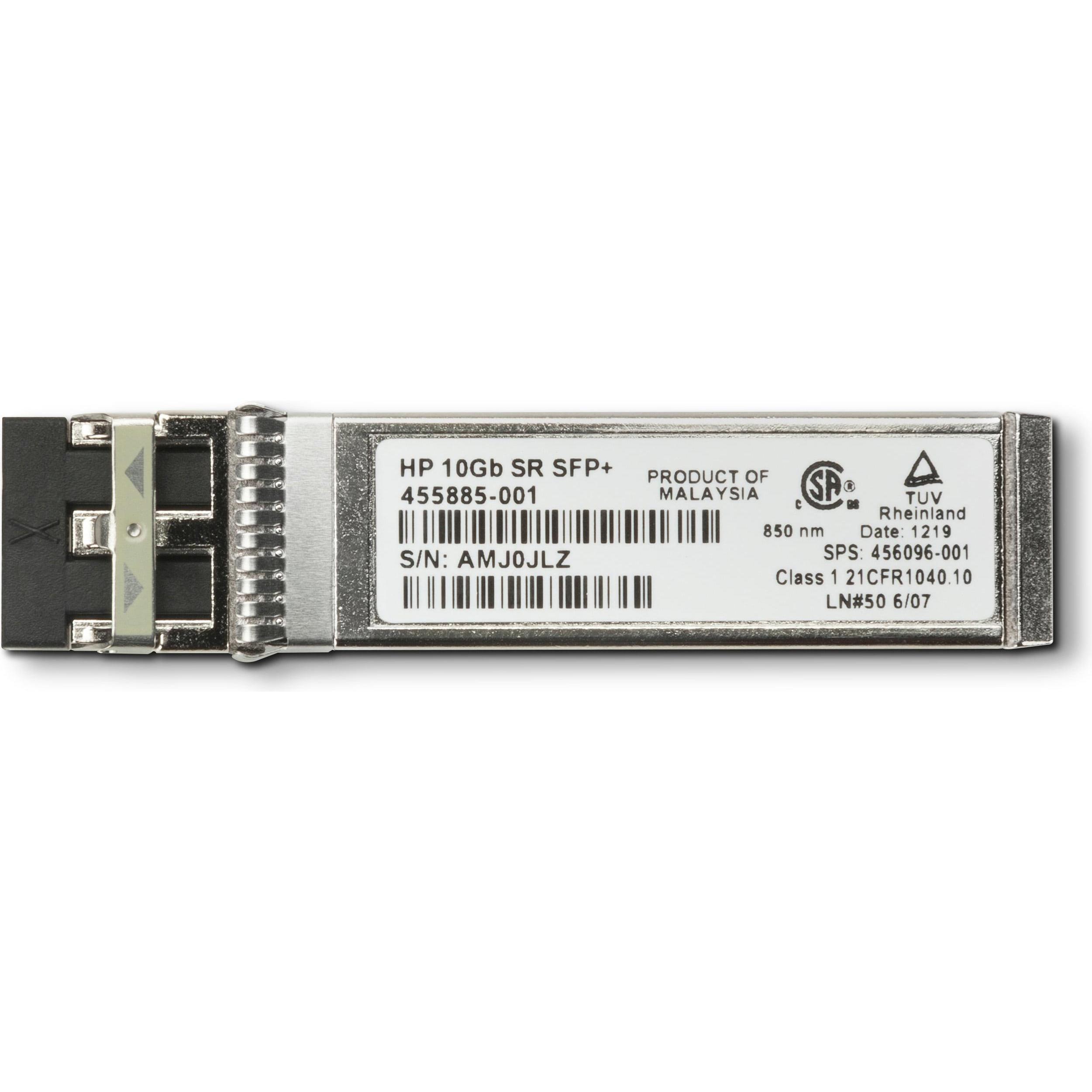 HP Intel 10GbE SFP+ SR Tranceiver, Transceiver, Silber