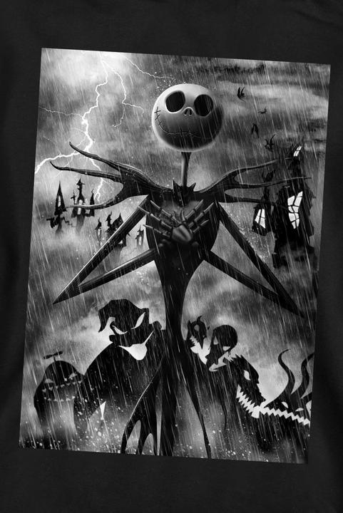 Immagine prodotto The Nightmare Before Christmas Felpa Jack Skellington Pioggia Adulto Unisex (L)