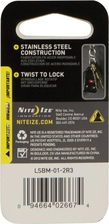Immagine prodotto Nite Ize MicroLock S-Biner 2