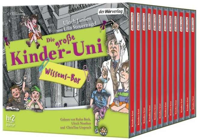 Produktbild Die grosse Kinder-Uni Wissens-Box (Dorothee Meyer-Kahrweg, Ulla Steuernagel, Christine Urspruch, Wolfgang Binder, Ulrich Janßen, Deutsch)