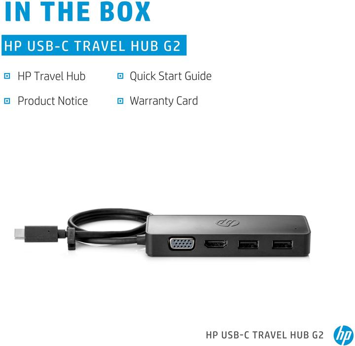 Actual product image HP Travel Hub G2 (USB-C, 1 Ports)