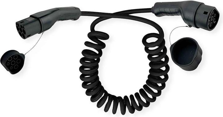 Roline E-car charging cable Type2, 1-phase (Type 2, 7.40 kW, 32 A, 7.50 m)