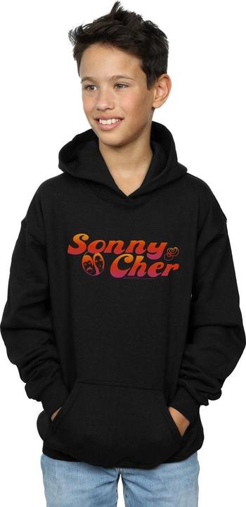 Actual product image Sonny & Cher Boys Gradient Logo Hoodie (116)