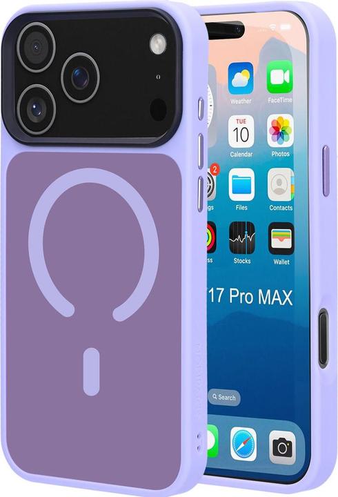 Actual product image Mobiparts Hardcover Apple iPhone 17 Pro Max Satin Lila (Magsafe Compatible) (Apple iPhone 17 Pro Max)