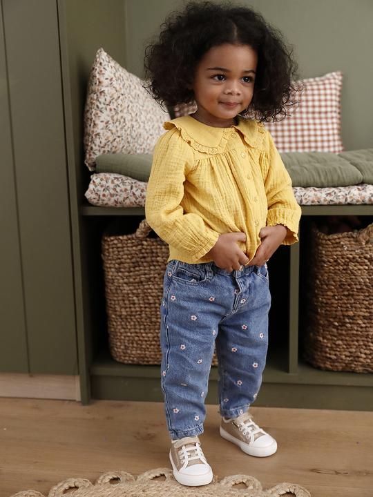 Immagine prodotto Vertbaudet Baby Bluse mit Bubikragen, Baumwollmusselin (80)