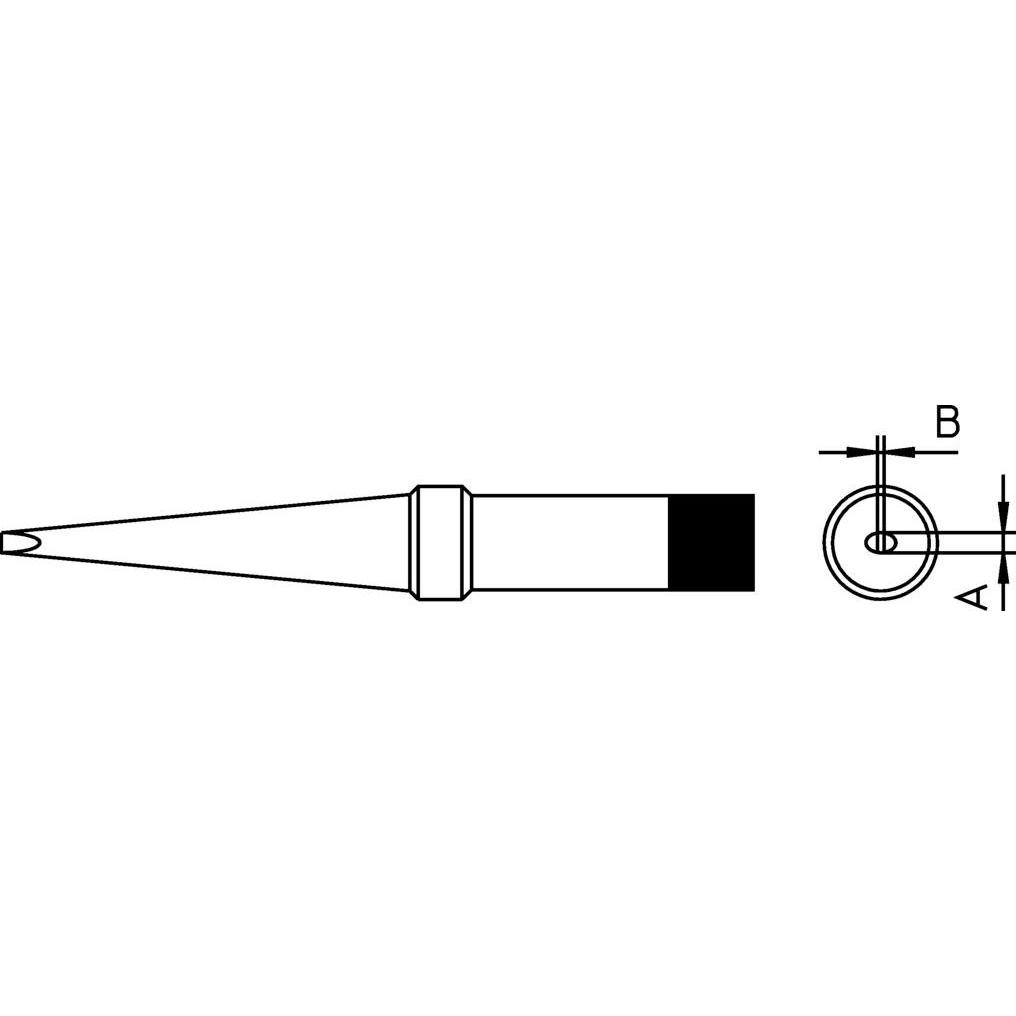 Weller Erem Lötspitze Langform 4PTK7-1 Spitzen-Grösse 1.2 mm Inhalt 1 St. (Lötspitze), Lötgerät Zubehör
