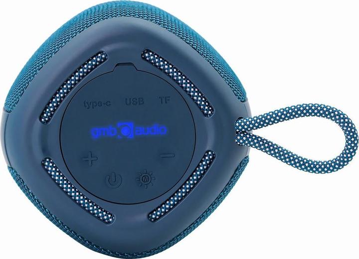 Produktbild Gembird Bluetooth LED speaker blue (4 h, Akkubetrieb)
