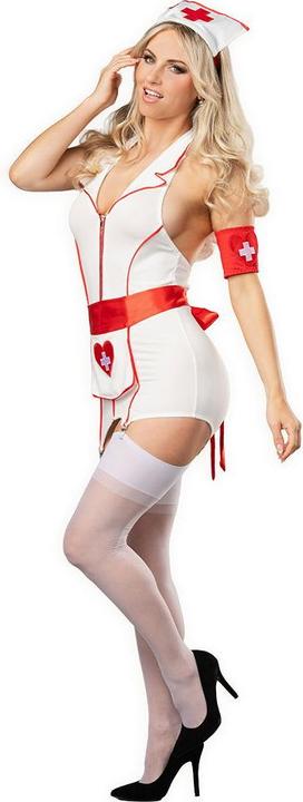 Produktbild Amorable by Rimba Krankenschwesteruniform – Weiss, Rot (S, M)