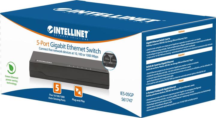 Image du produit Intellinet Commutateur Gigabit Ethernet à 5 ports (5 ports)