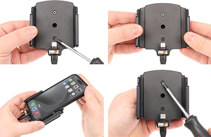 Actual product image Brodit 727376 iPhone 15 & 15Pro holder