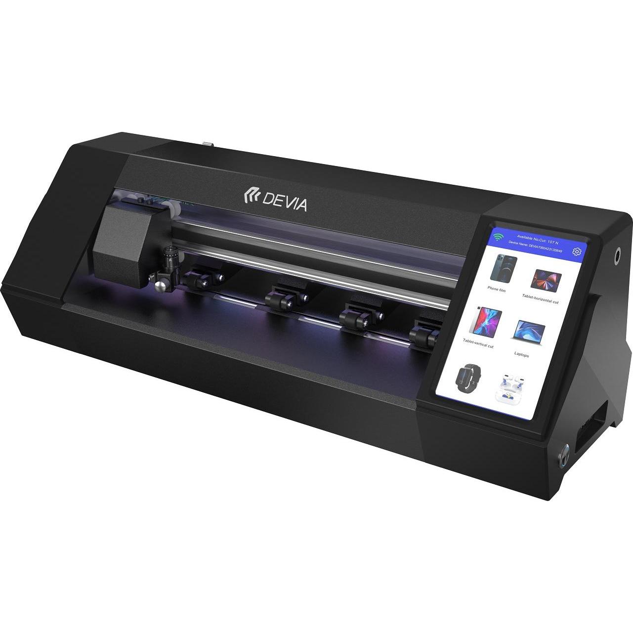Devia, Macchina da taglio + Pressa a caldo, cutting machine LCD APP black