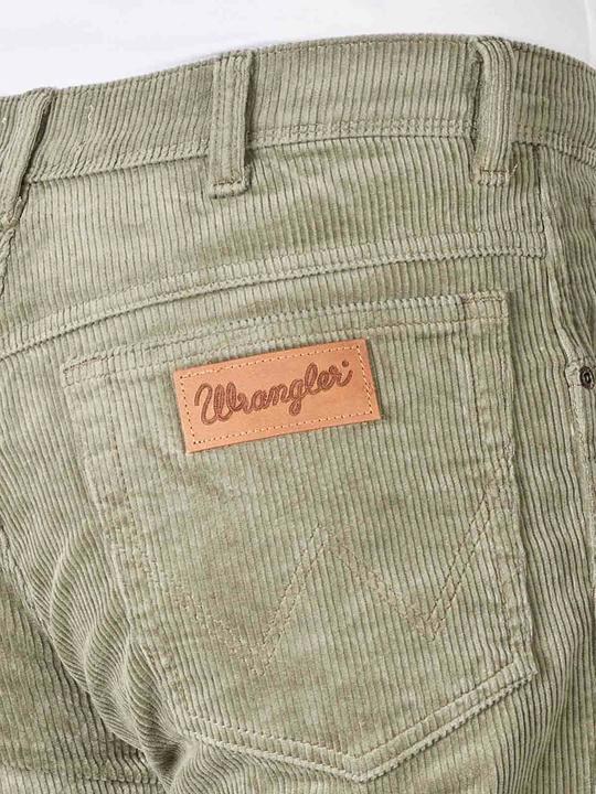 Actual product image Wrangler Texas Cord Pant Straight Fit Dusty Olive (W38/L30)