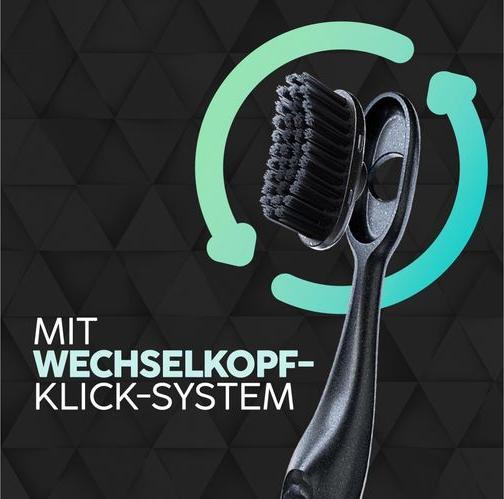 Produktbild happybrush Handzahnbürste Eco Change Medium (Mittel, 2 x)