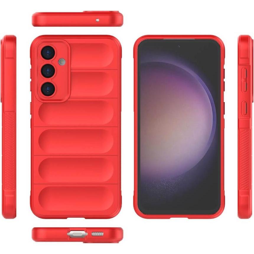 Thumbnail - Cover-Discount Galaxy S23 FE - Rugged Protective Cover rot (Samsung Galaxy S23 FE), Smartphone Hülle, Rot