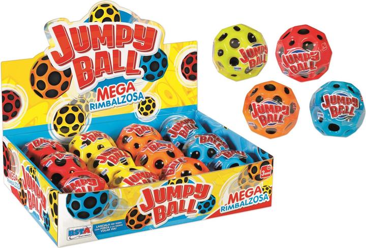 Immagine prodotto Rs Toys PALLINE RIMBALZINE 6,8 CM 4 ASSORTITI. DISPLAY 12 PZ