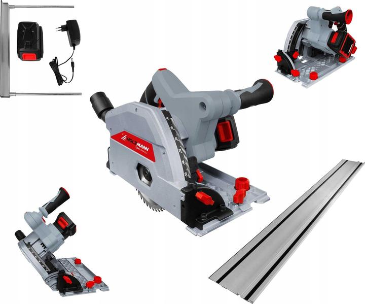Produktbild Holzmann TAS140AKKU Abgenutzte Tauchsäge 20V 2.0 Ah Li-ion