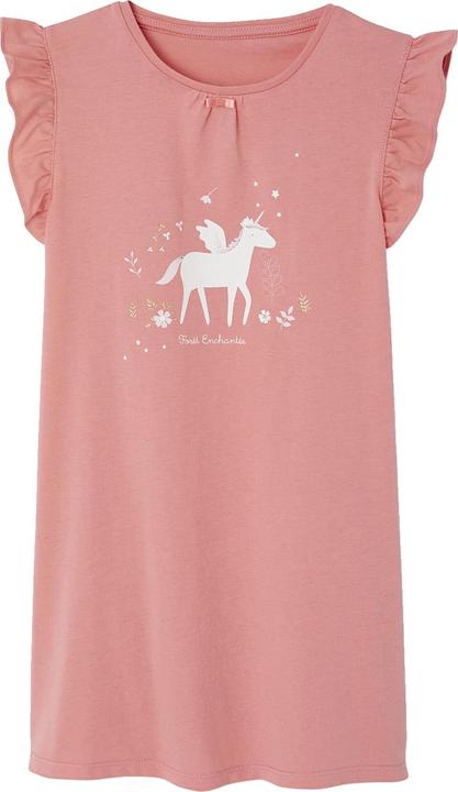 Produktbild Vertbaudet Mädchen-Set: Nachthemd, Leggings, Einhornmaske (146, 152)