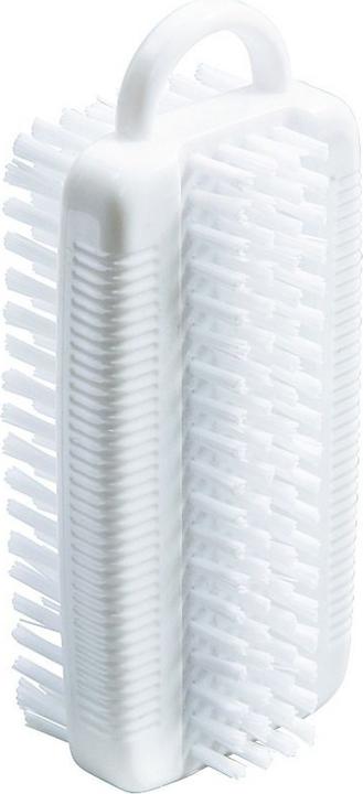 Productafbeelding Haug DUBBELE nagelborstel, PBT WIT,ø 0.35MM MEDIUM/HARD