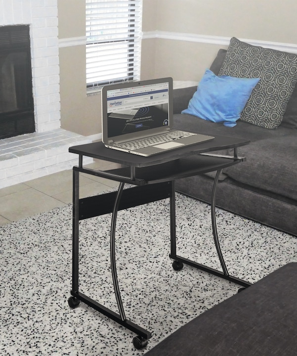 Actual product image Manhattan Compact desk with pull out keyboard tray