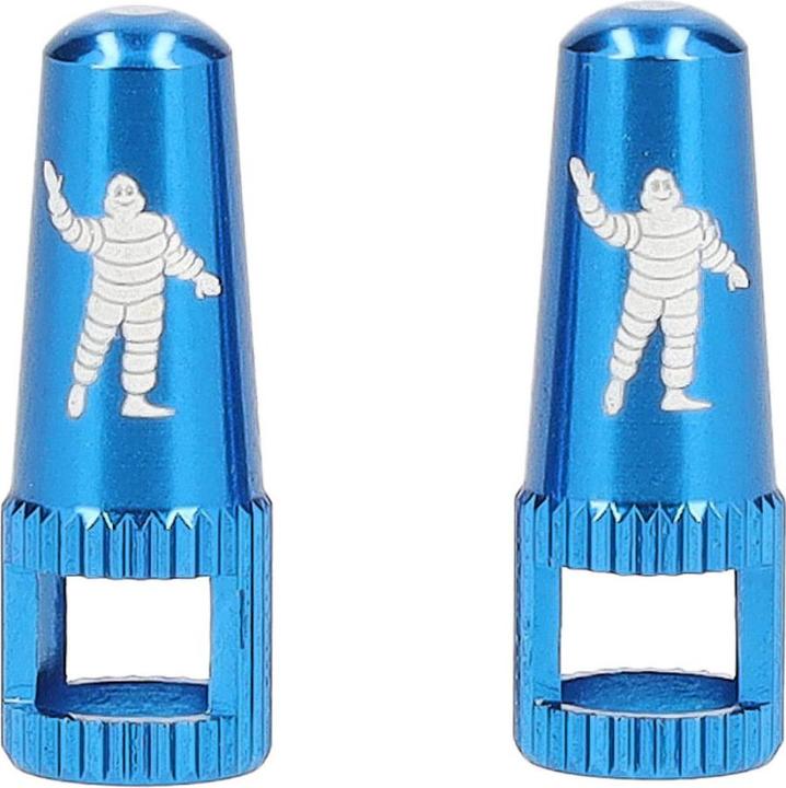Michelin Valve caps pair blue