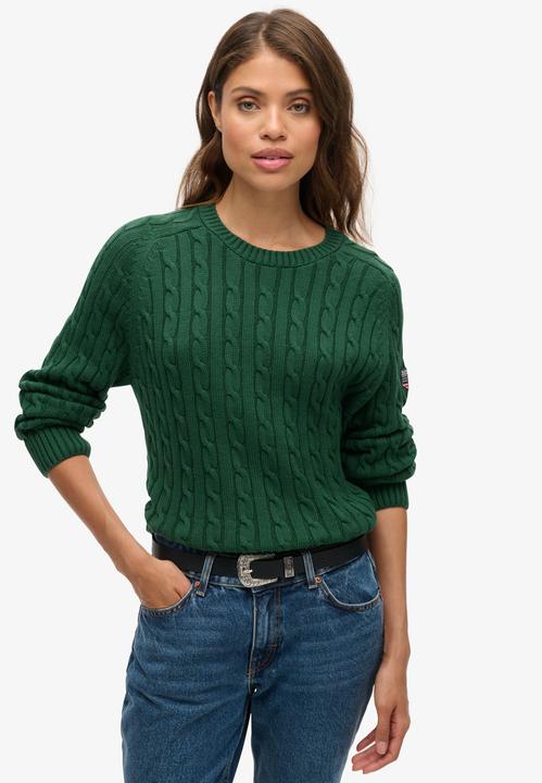 Image du produit Superdry Pull large en maille torsadée femme (S)