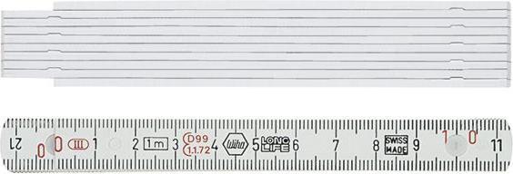 Actual product image Wiha folding rule 2 m polyamide Longlif (2 m)