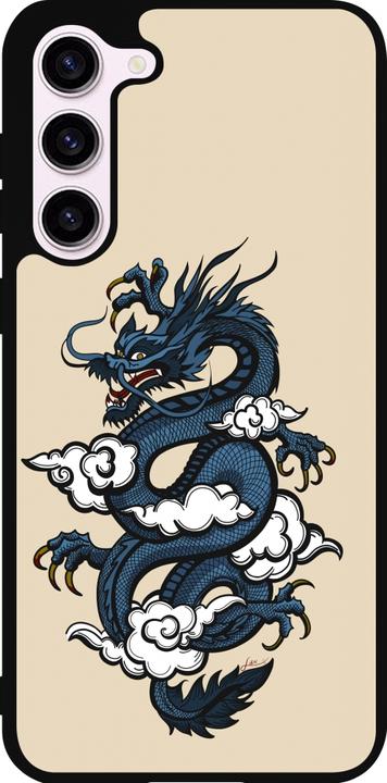 Immagine prodotto PhoneLook Cover Silicone Nero Blu Drago Tattoo (Samsung Galaxy S23+)