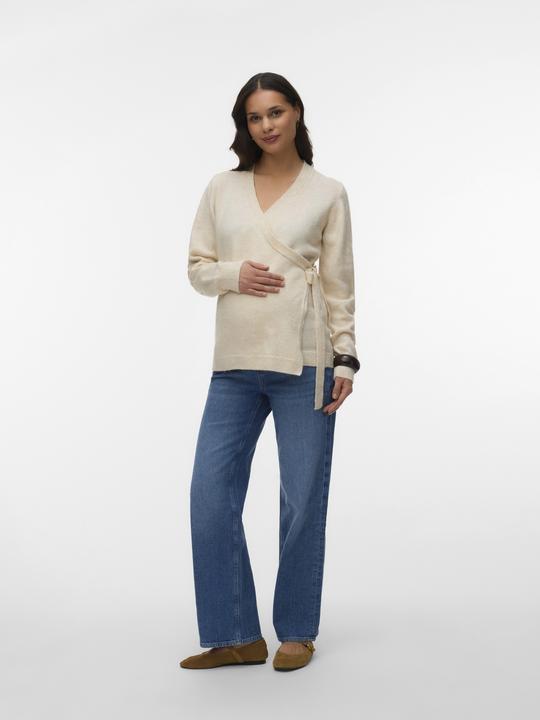 Immagine prodotto Mamalicious Normal geschnitten V-Ausschnitt Pullover Gestricktes Oberteil (M)