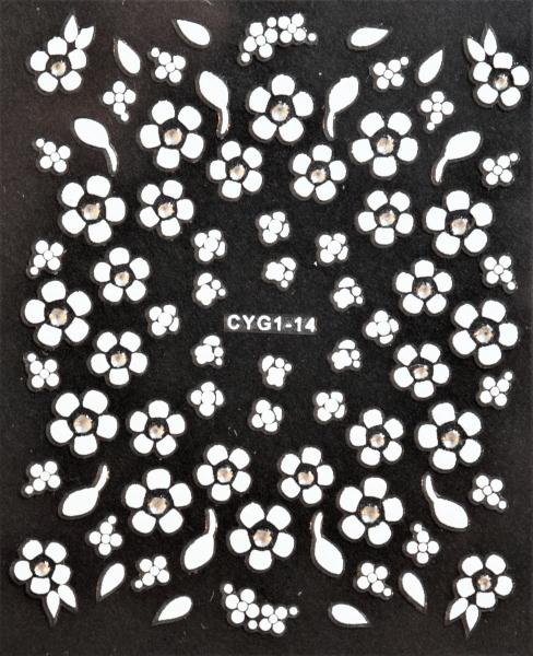 Nagellack24 Nail Art Stickers Self Adhesive 14