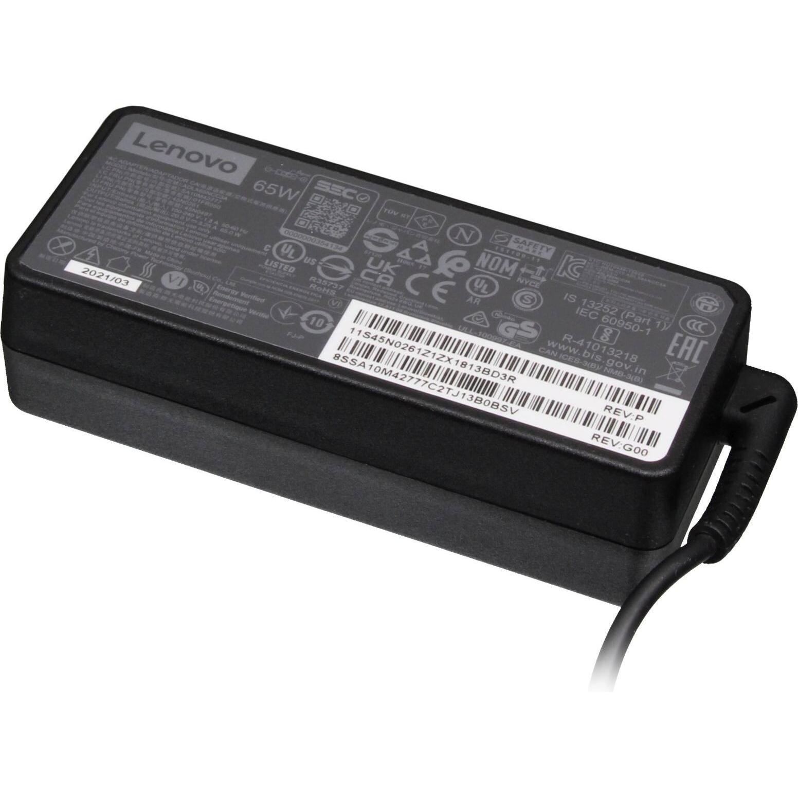 Lenovo 0C52636 (65 W), Notebook Netzteil, Schwarz