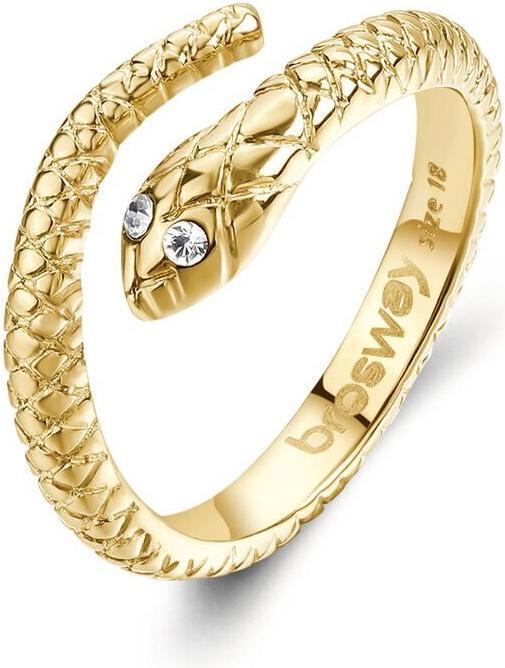Brosway Original Gold Plated Ring Snake Chakra Bhkr006 (52)