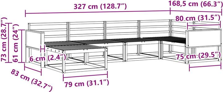 Image du produit vidaXL Outdoor-Sofa