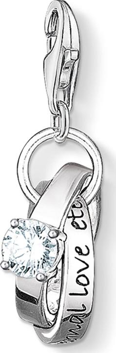 Produktbild Thomas Sabo Charm-Anhänger Eheringe (Silber)