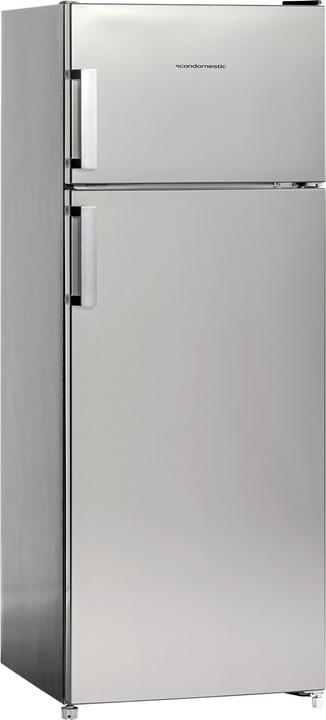 Actual product image Scandomestic CBF211XD American fridge, steel (Stand-alone, 271 l)