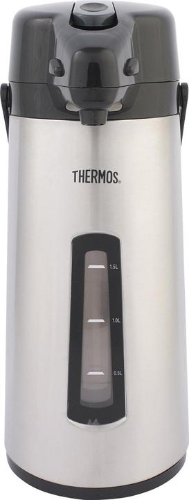 Actual product image Thermos Pompkan - RVS - 2L2 - Mat - Met Hendel En Venster (2.20 l)