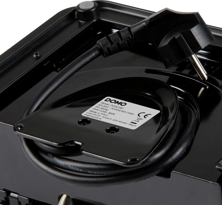 Actual product image Domo SANDWICH-WAFFEL-GRILL 3-IN-1 INKY BLACK Sandwichmaker Schwarz