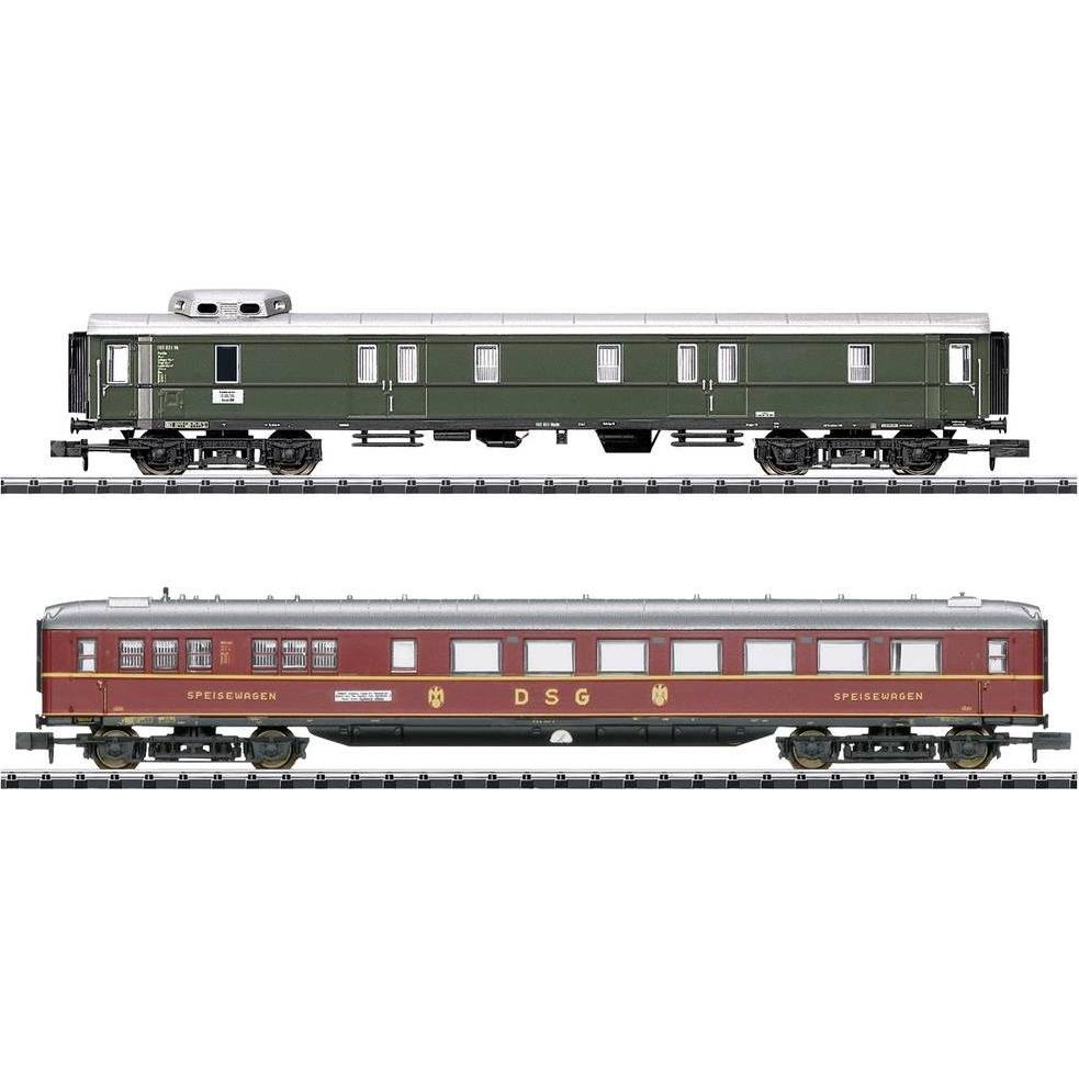 MiniTrix T18286 Schnellzugwagen-Set 1 D 96 (Spur N)