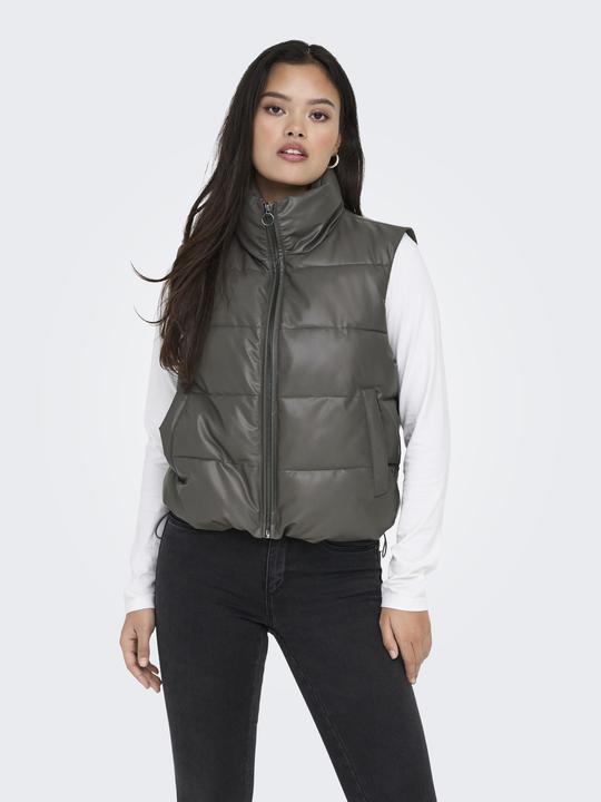 Produktbild Only Hoch geschlossen Weste Trenchcoat-Weste (L)