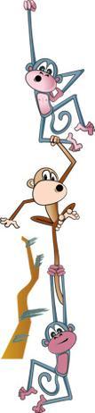 Actual product image Trenddeko Monkey swing (41 x 180 cm)