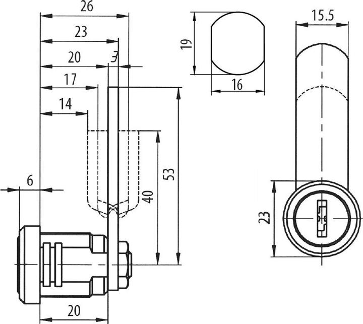 Produktbild Burg Wächter Zylinder ZS 85.SB mit 3 Riegeln