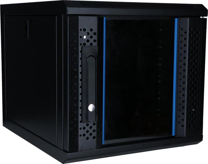 Dsit 6 HE, 10" Serverschrank, mit Glastür, (BxTxH) 370X450X370mm (6 RU, 10 inch rack)
