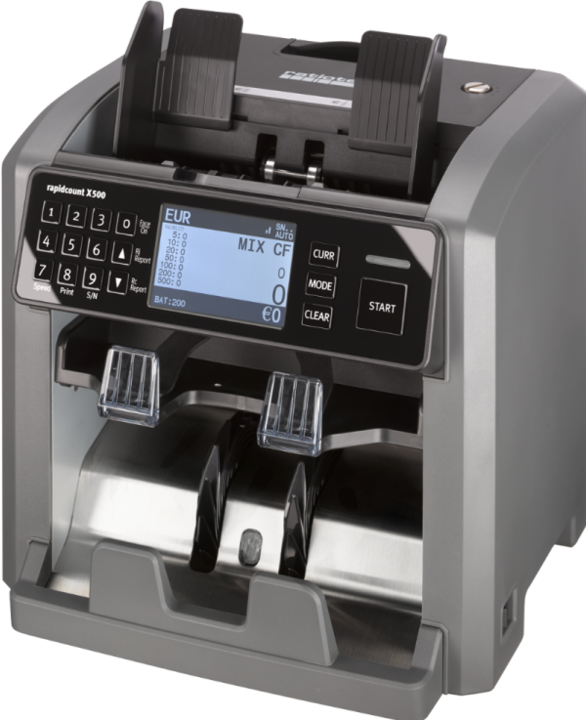 Produktbild ratiotec rapidcount X 500 (Geldscheinzähler)