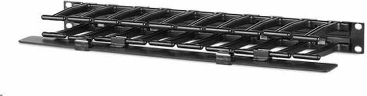 Produktbild APC Horizontal Cable Manager 1Ux4Zoll 10 cm Deep SingleSided with Cover